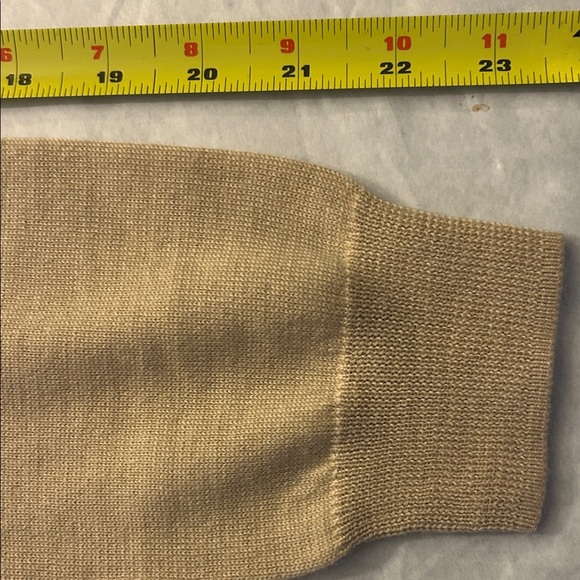 Brooks Brothers Light Tan V-Neck Sweater - Picture 8 of 10